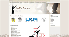 Desktop Screenshot of letsdance-guernsey.co.uk